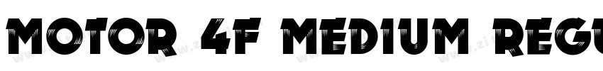 Motor 4F Medium Regu字体转换